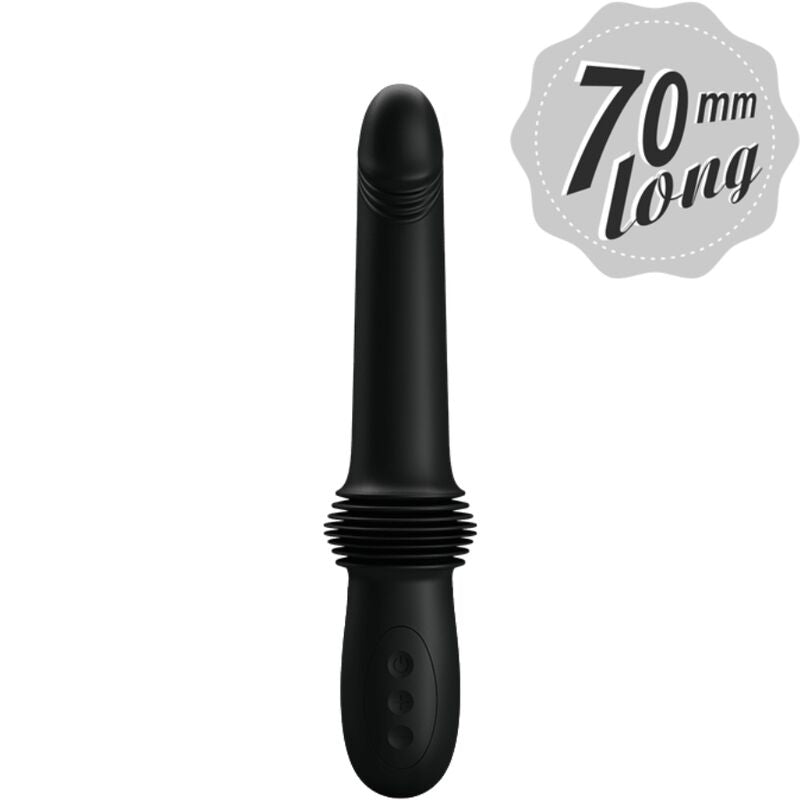 PRETTY LOVE - PAZUZU VIBRATOR MET 3 STOOTSTANDEN ZWART