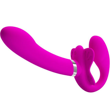 PRETTY LOVE - VALERIE DUBBELE STRAP-ON VIBRATOR 12 VIBRATIES PAARS