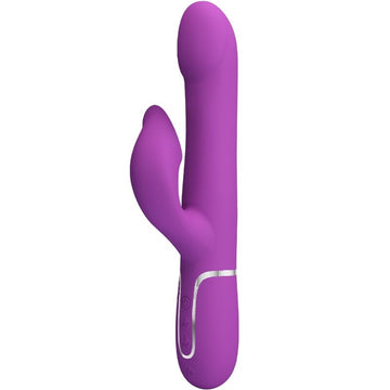 PRETTY LOVE - 4-in-1 multifunctionele vibrator en stimulator paars
