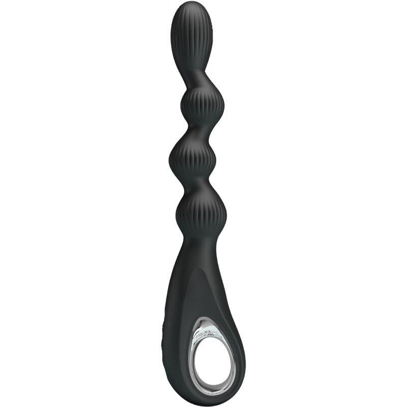 PRETTY LOVE - FEDERER ANALE VIBRATOR 12 VIBRATIES ZWART