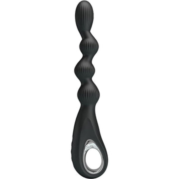 PRETTY LOVE - FEDERER ANALE VIBRATOR 12 VIBRATIES ZWART
