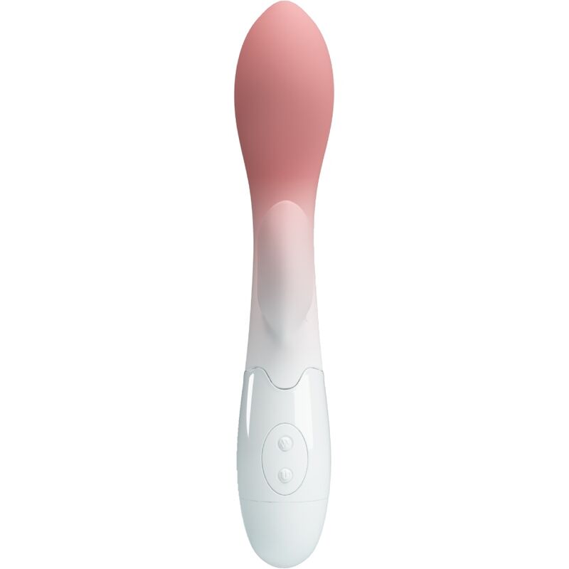 PRETTY LOVE - FELGEKLEURDE G-SPOT VIBRATOR + CLITORISSTIMULATOR 30 VIBRATIES ROZE