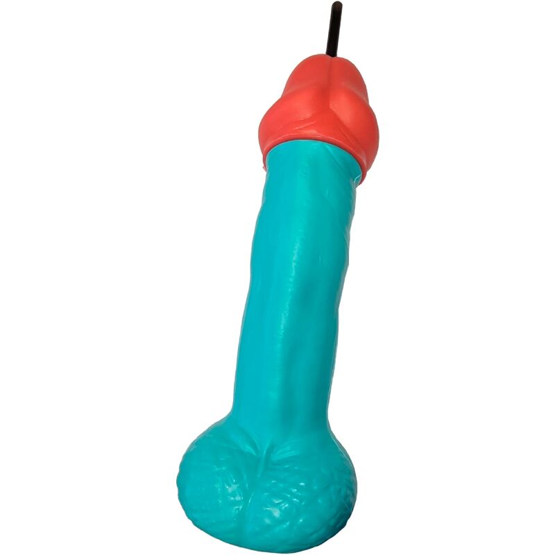 DIABLO PICANTE - Gobelet Pénis en Plastique Bleu