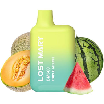 LOST MARY - BM600 VAPEUR DE NICOTINE JETABLE 2% TRIPLE MELON