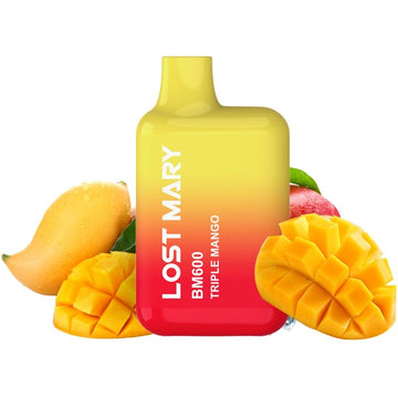 LOST MARY - BM600 VAPOTEUSE JETABLE NICOTINE 2% TRIPLE MANGUE
