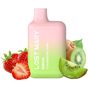 LOST MARY - BM600 VAPOTEUR JETABLE À LA NICOTINE 2% FRAISE KIWI