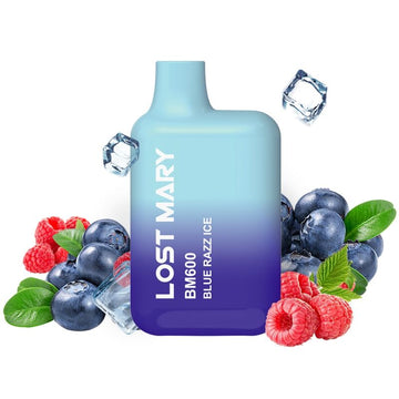 LOST MARY - BM600 NICOTINE VAPER 2% JETABLE BLUE RAZZ ICE