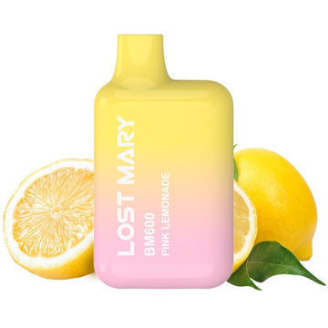 LOST MARY - BM600 VAPEUR DE NICOTINE 2% JETABLE LIMONADE ROSE