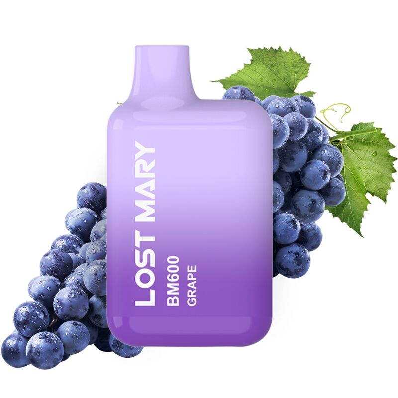 LOST MARY - BM600 VAPEUR DE NICOTINE 2 % JETABLE RAISIN