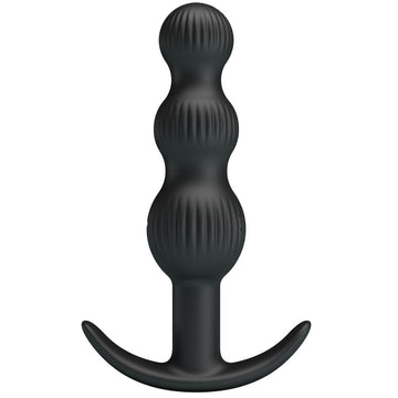 PRETTY LOVE - SIDNEY ANALE VIBRATOR 10 VIBRATIES ZWART