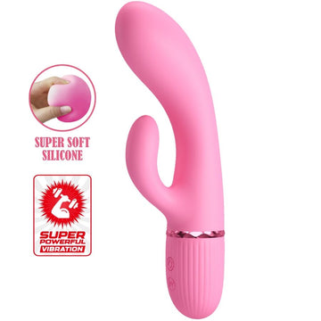 PRETTY LOVE - VIBROMASSEUR MARSKI LAPIN ET POINT G ROSE
