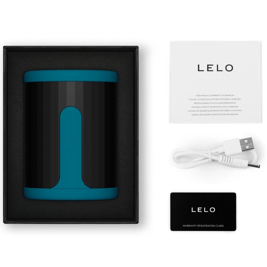 LELO - F2S™ TEAL MANNENMASTURBATOR BLAUW
