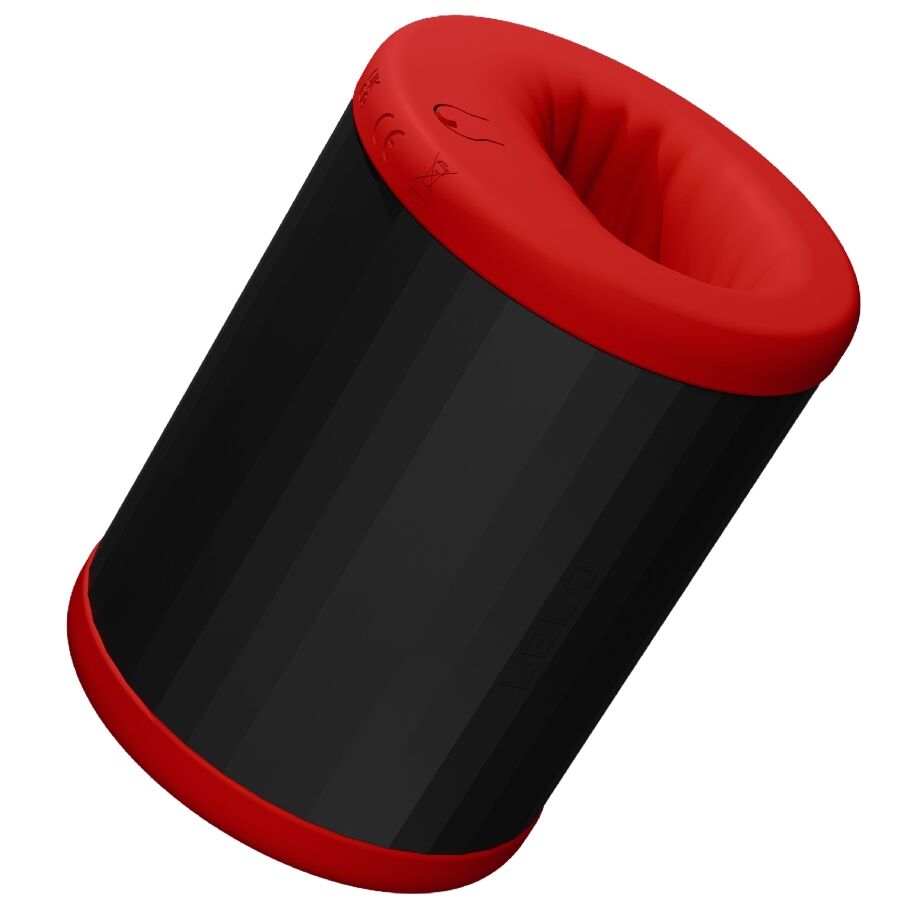 LELO - F2S™ TURKOOIS MANNELIJKE MASTURBATOR ROOD