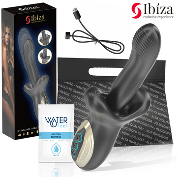 IBIZA - KRACHTIGE VIBRATOR MET STOOT- EN BIJTEFFECT