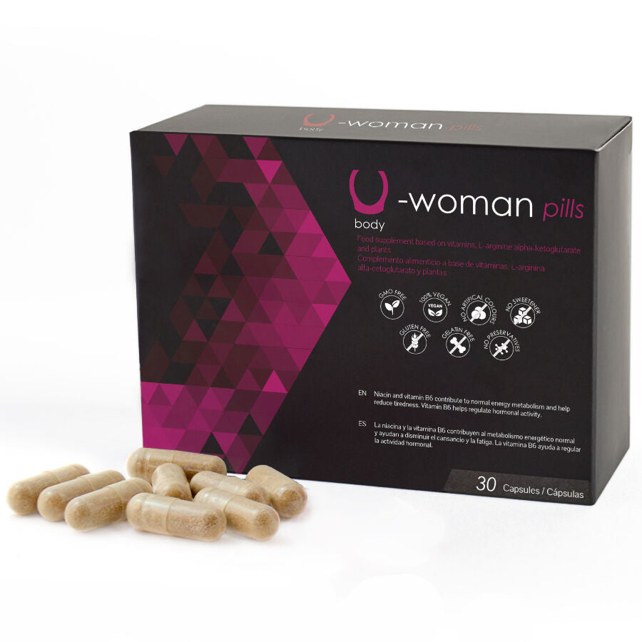 500 COSMETICA - U-WOMAN VERHOOGT HET VROUWELIJKE LIBIDO - 30 CAPSULES