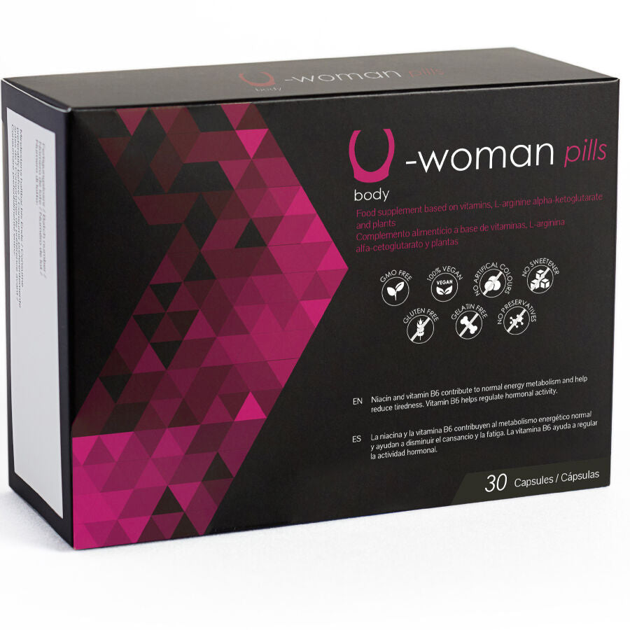 500 COSMETICA - U-WOMAN VERHOOGT HET VROUWELIJKE LIBIDO - 30 CAPSULES