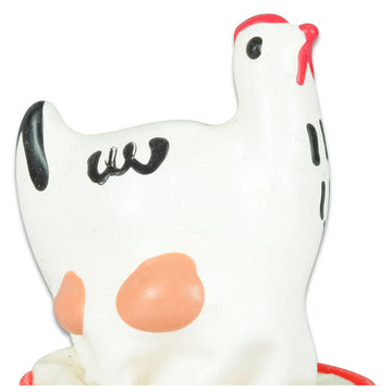 CONDOMERIE - HANDGESCHILDERDE CONDOMS MET EEN NIEUWIGHEIDSMOMENT: KIP WIT