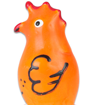 CONDOMERIE - HANDGESCHILDERDE CONDOMS MET EEN ORIGINEEL ONTWERP: HAANMODEL 1