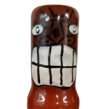 CONDOMERIE - HANDGESCHILDERDE CONDOMS MET EEN NIEUWIGHEID TIKI TOTEM-FRIKI-02