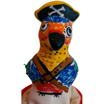CONDOMERIE - HANDGESCHILDERDE CONDOMS MET EEN BIJZONDERE TYP: CAPTAIN PARROT