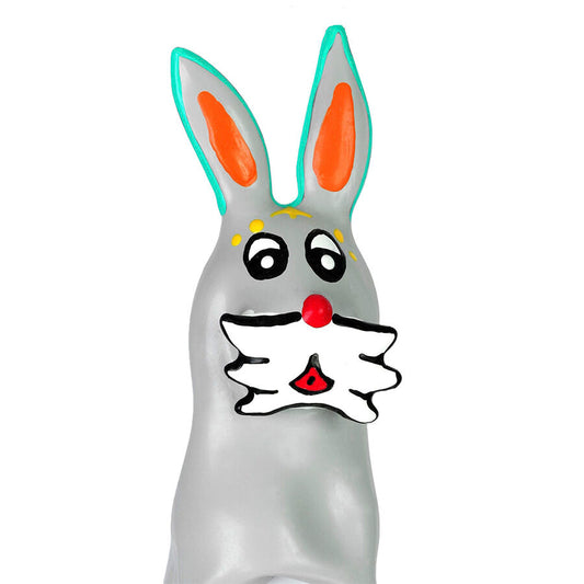 CONDOMERIE - HANDPAINTED NOVELTY CONDOMS BUNNY XL