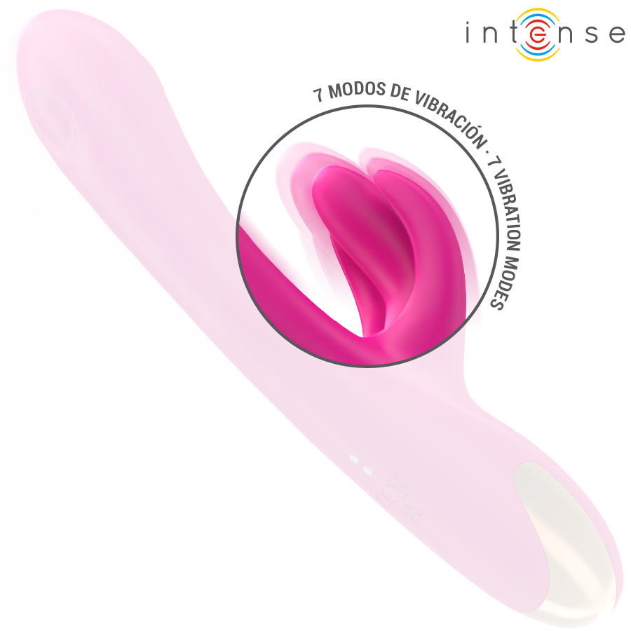 INTENSE - BRITNEY MULTIFUNCTIONELE KONIJNENVIBRATOR 23 CM ROZE