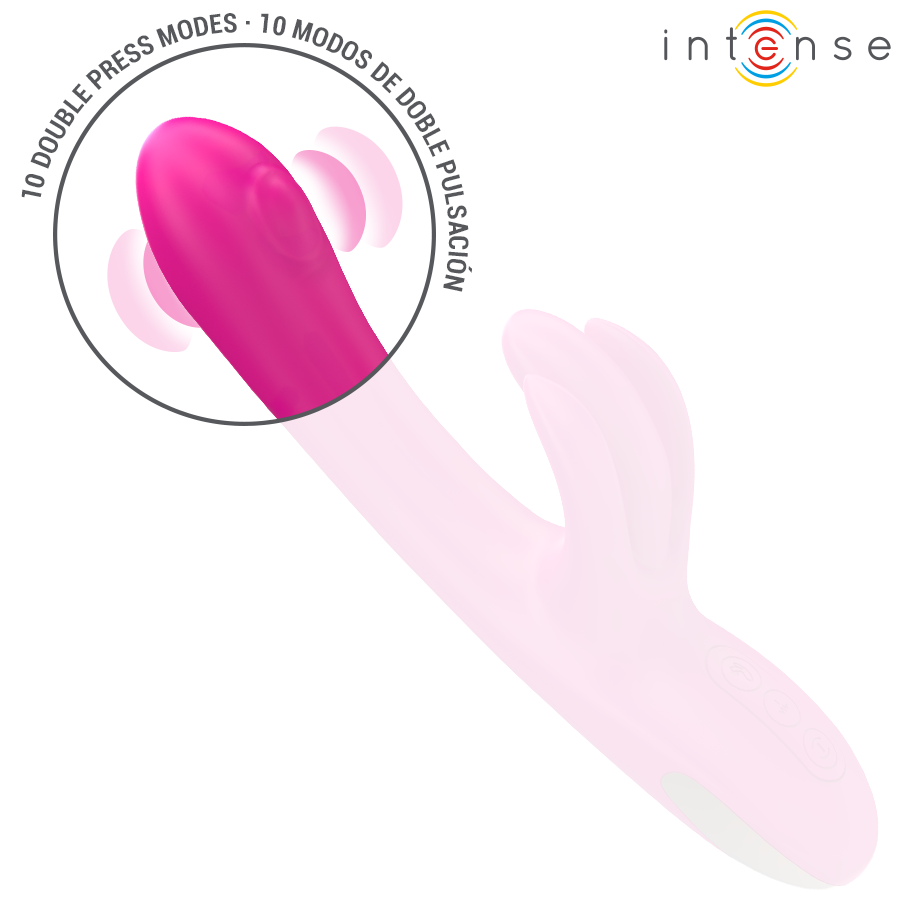 INTENSE - BRITNEY MULTIFUNCTIONELE KONIJNENVIBRATOR 23 CM ROZE