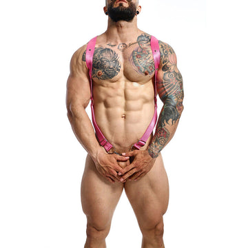 MOB - DNGEON CROSS BACK HARNAS ROZE ONE SIZE