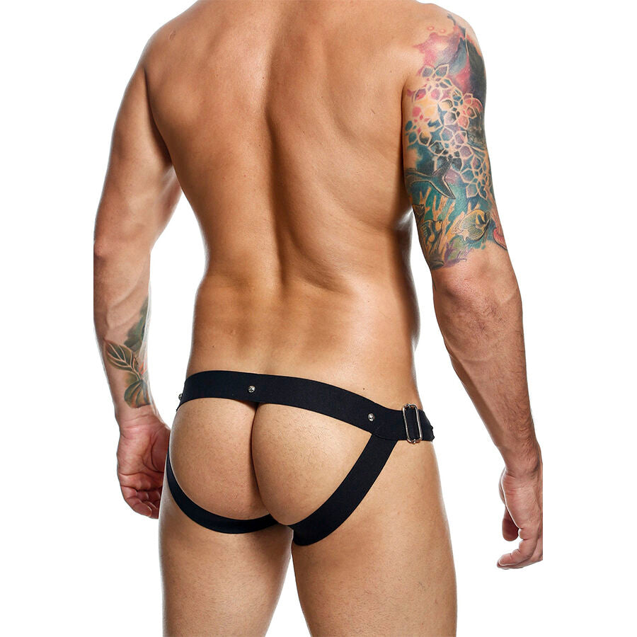 MOB - DNGEON JOCKSTRAP ZWART DRUKONDERDEEL ONE SIZE