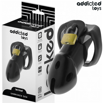 ADDICTED TOYS LOCKED - CAGE DE PÉNIS NON CASSÉE POUR HOMME 9,8 CM