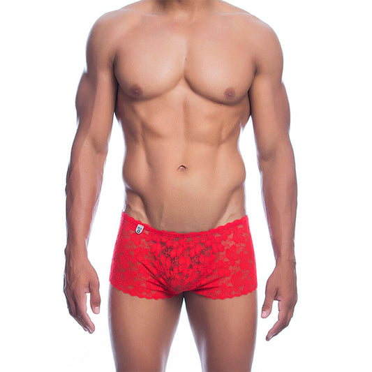 MOB - RED LACE BOXER SIZE L/XL