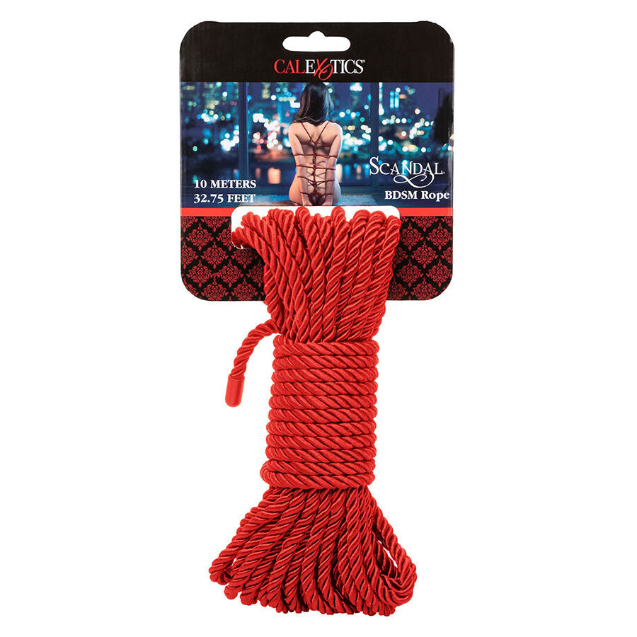 CALEXOTICS - SCANDAL RED BDSM ROPE 10 M