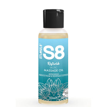 STIMUL8 - S8 HUILE DE MASSAGE ÉROTIQUE AU COTON RÉCONFORTANT 50 ML