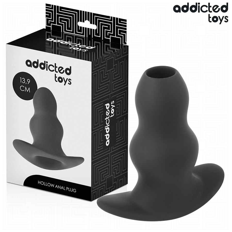 ADDICTED TOYS - PLUG ANAL CREUX SILICONE TAILLE XL 13,9 CM