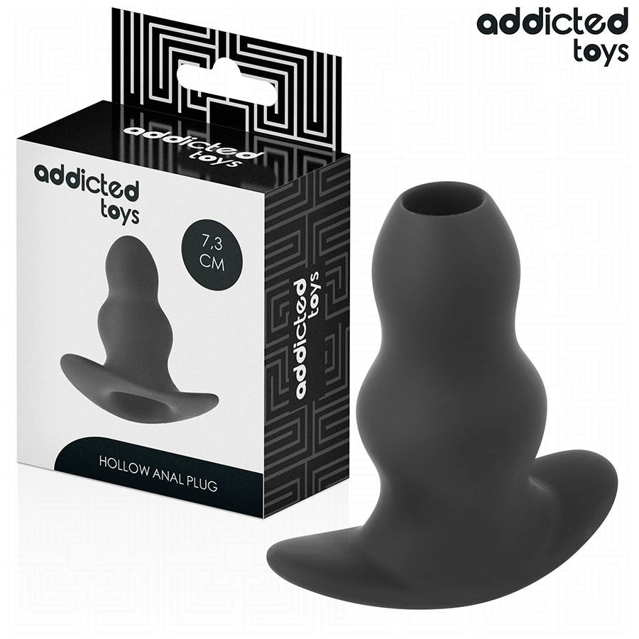 ADDICTED TOYS - PLUG ANAL CREUX EN SILICONE TAILLE S 7,3 CM