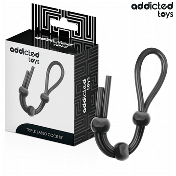 ADDICTED TOYS - CORDE EN SILICONE POUR ANNEAU TRIPLE POUR PÉNIS