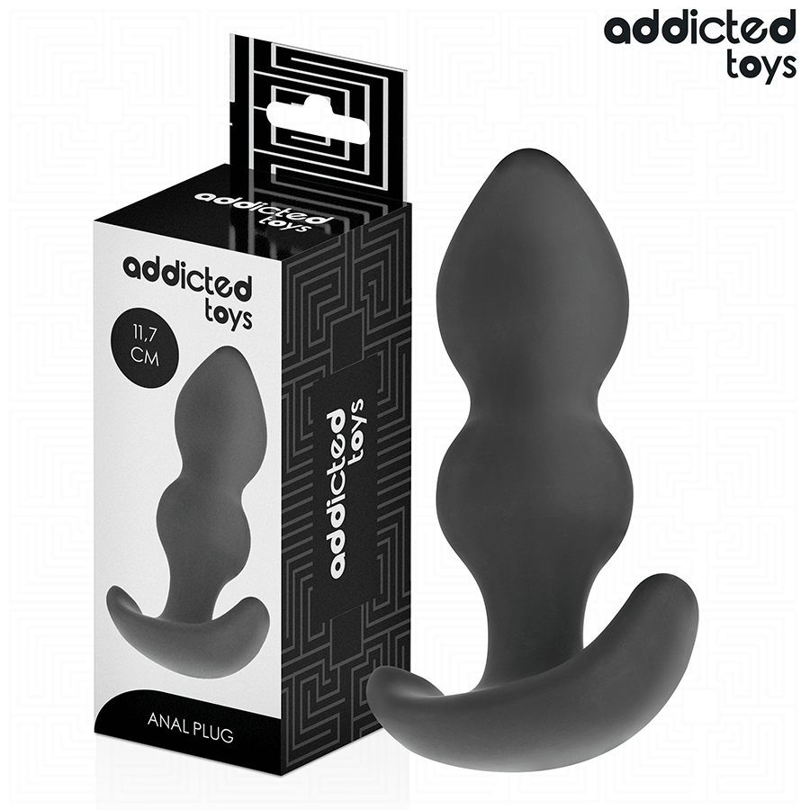 ADDICTED TOYS - PLUG ANAL SILICONE TAILLE L 11,7 CM