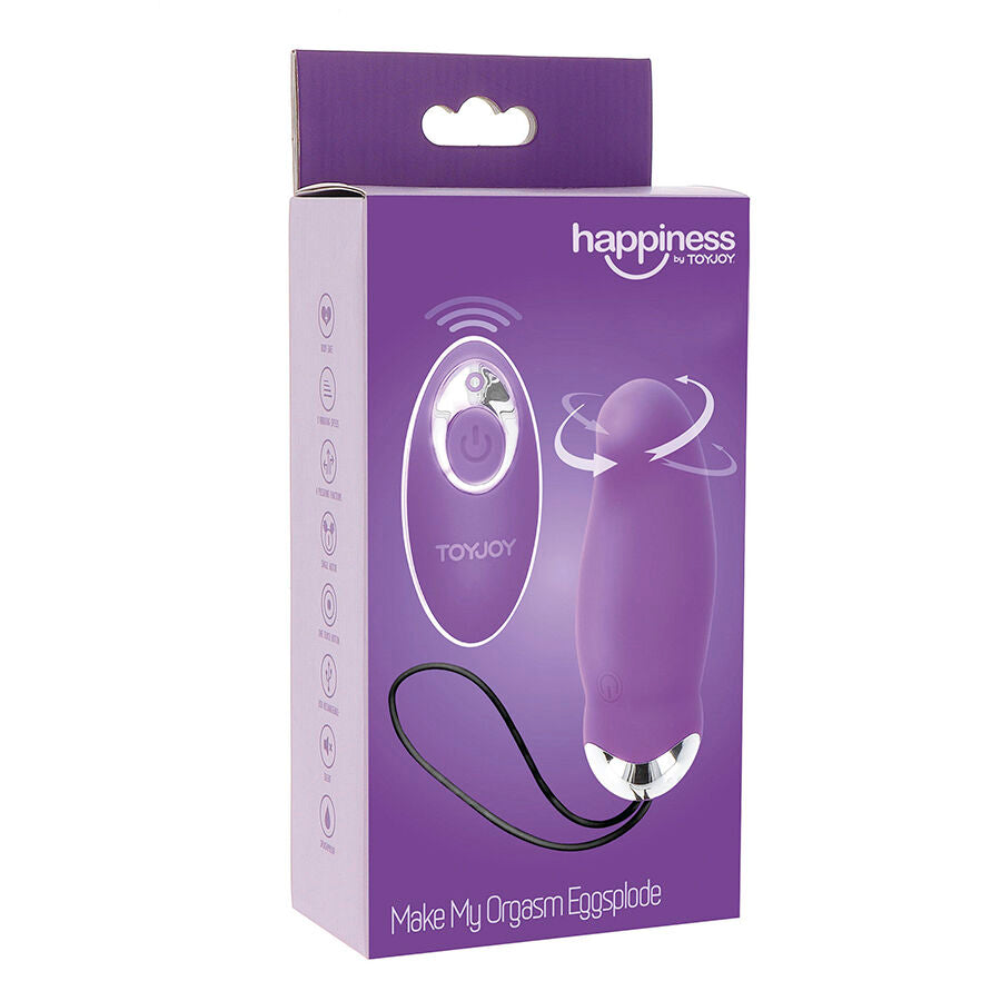 TOYJOY - HAPPINESS MY ORGASM EGGSPLODE VIBRATOR MET AFSTANDSBEDIENING