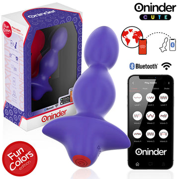 ONINDER CUTE - LOVE BUTT VIBRERENDE ANALE PLUG DILATOR - GRATIS WERELDWIJDE APP