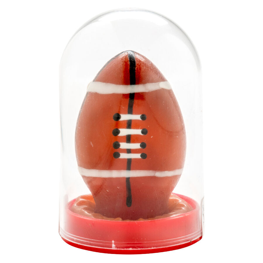 CONDOMERIE - HANDGESCHILDERDE ORIGINELE CONDOMS RUGBYBAL
