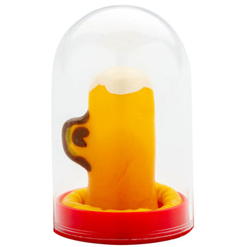 CONDOMERIE - HANDGESCHILDERDE ORIGINELE CONDOMS GLAS BIER