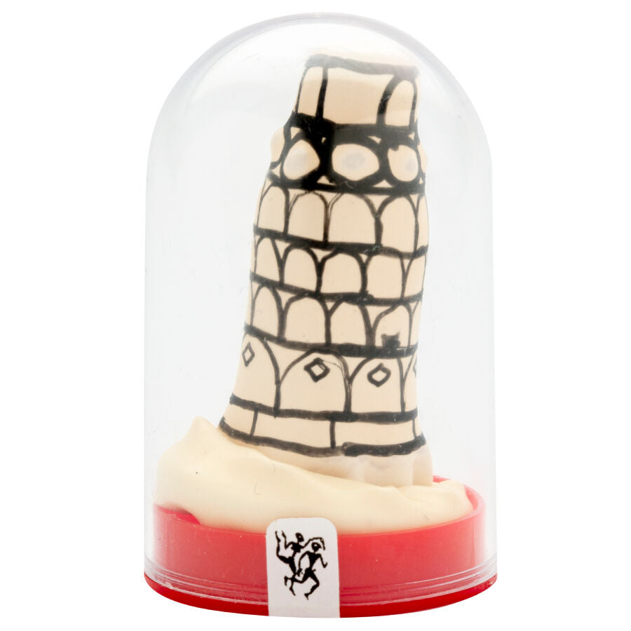 CONDOMERIE - HANDGESCHILDERDE CONDOMMEN MET EEN NIEUW ONTWERP PISA TOWER