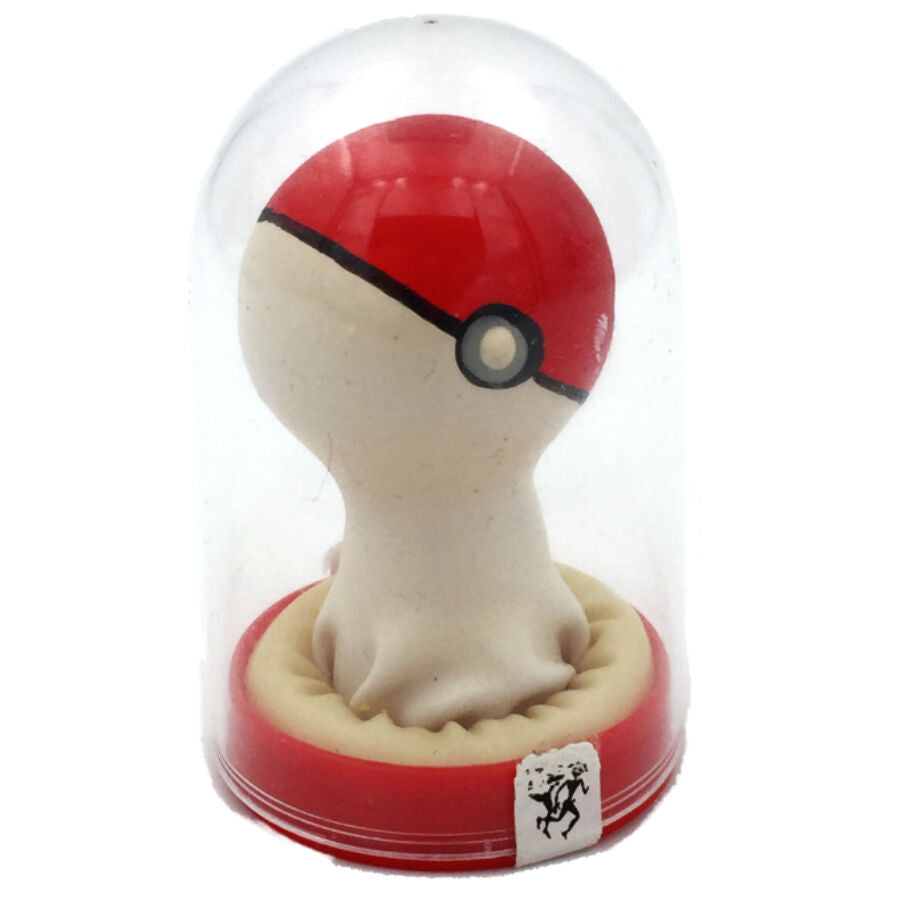 CONDOMERIE - HANDGESCHILDERDE ORIGINELE CONDOMS POKÉBALL ROOD-WIT