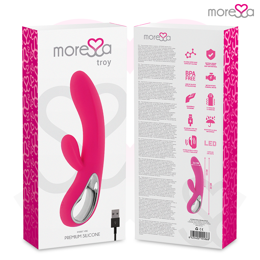 MORESSA - TROY PREMIUM SILICONE RECHARGEABLE