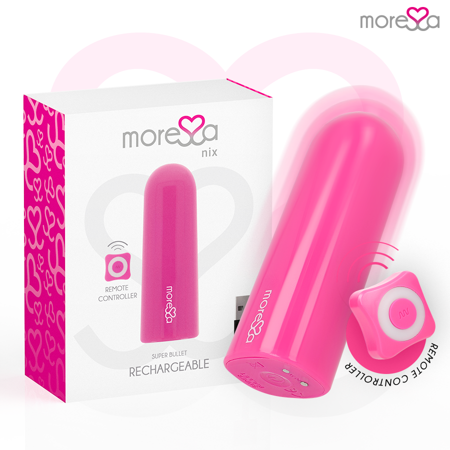 MORESSA - NIX VIBRATEUR TÉLÉCOMMANDÉ ROSE