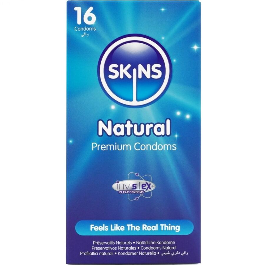 SKINS - NATURAL PREMIUM CONDOMS PAK VAN 16