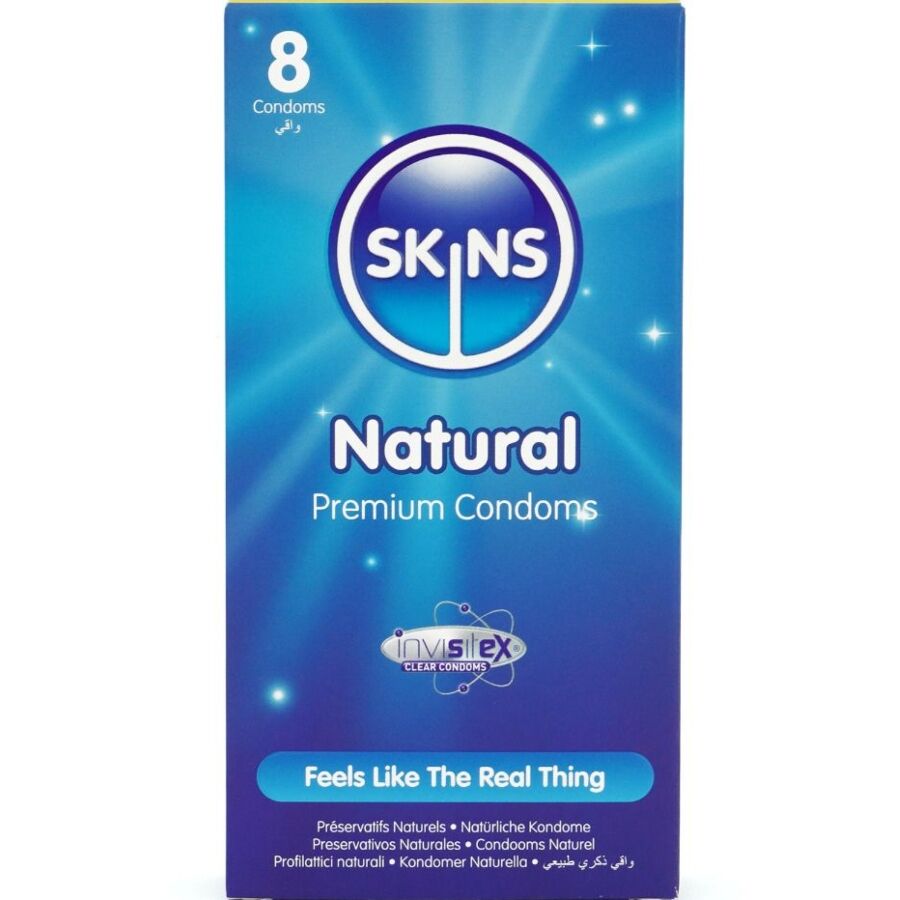 SKINS - NATURAL PREMIUM CONDOMS PAK VAN 8