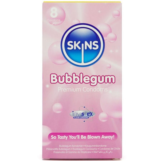 SKINS - BUBBLEGUM PREMIUM CONDOMS PAK VAN 8