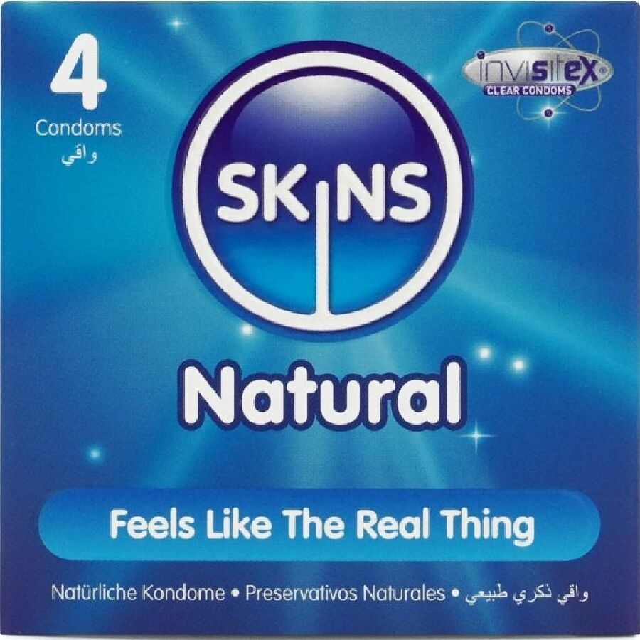 SKINS - NATURAL PREMIUM CONDOMS PAK VAN 4