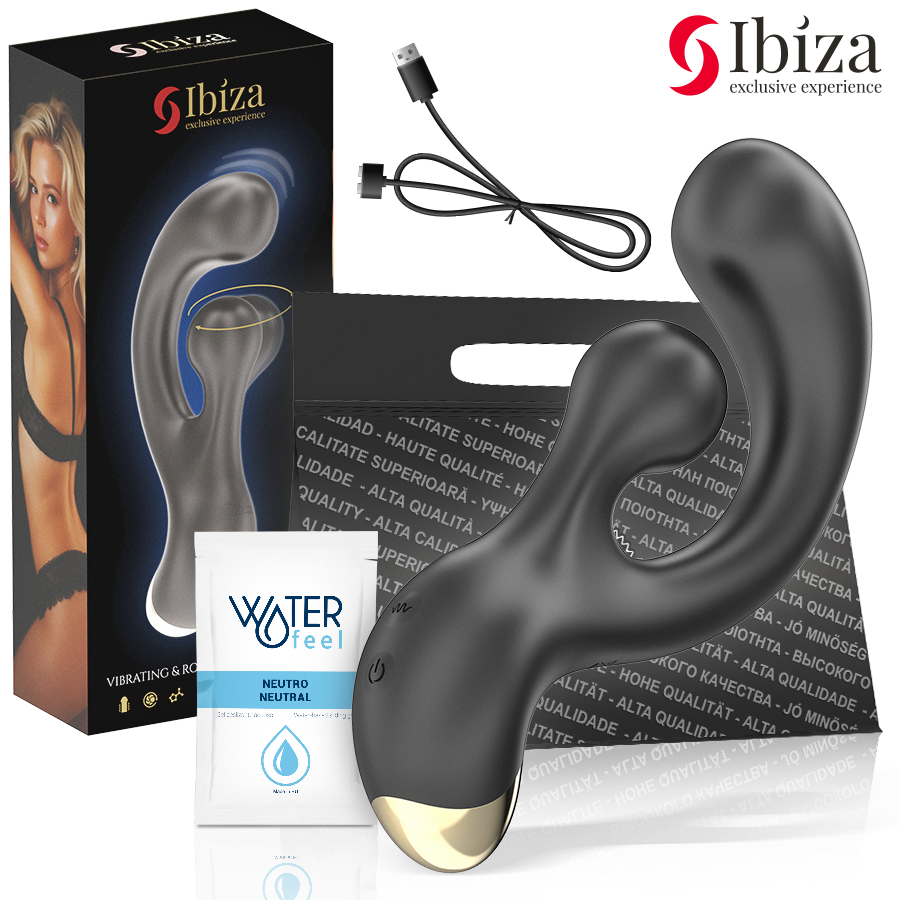 IBIZA - VIBRERENDE &amp; DRAAIBARE STIMULATOR